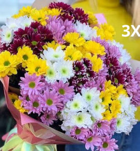3 Paquetes de Flores