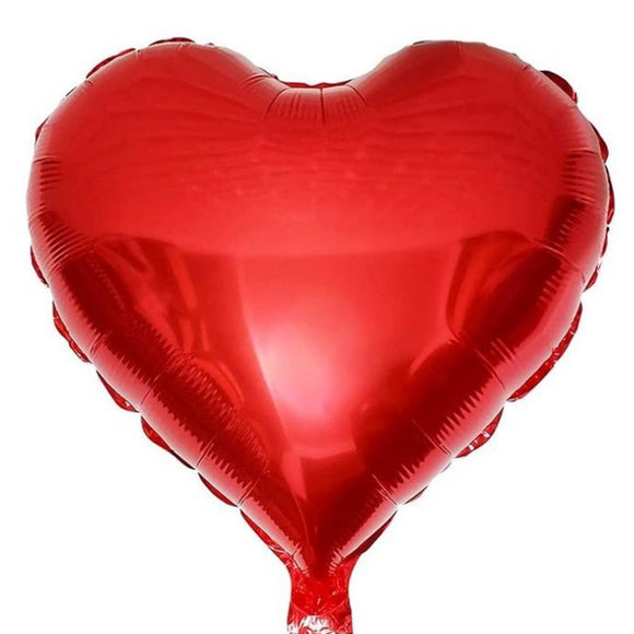 Globo metalizado de corazón