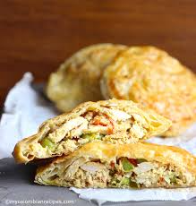 pastel de pollo y verderas